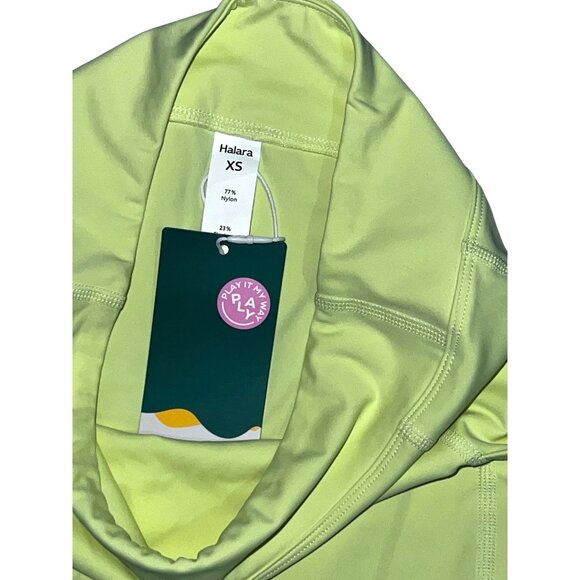 Halara Softlyzero Airy High Waisted Side Pocket Yoga Shorts Sz XS Yellow - Picture 6 of 8